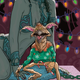 Illustration for article titled Salacious Crumb dons his ugliest sweater for the Star Wars holiday cards